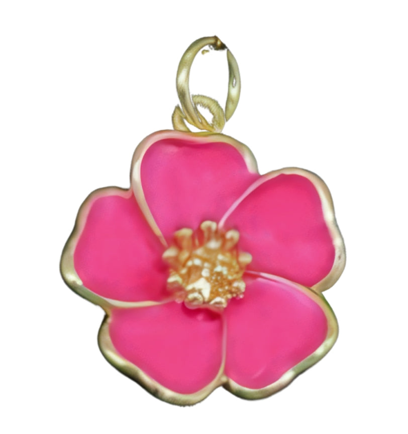 Pink Hibiscus Charm