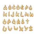 Bubble Letter Initial Charm