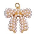 Gold Pearl Bow