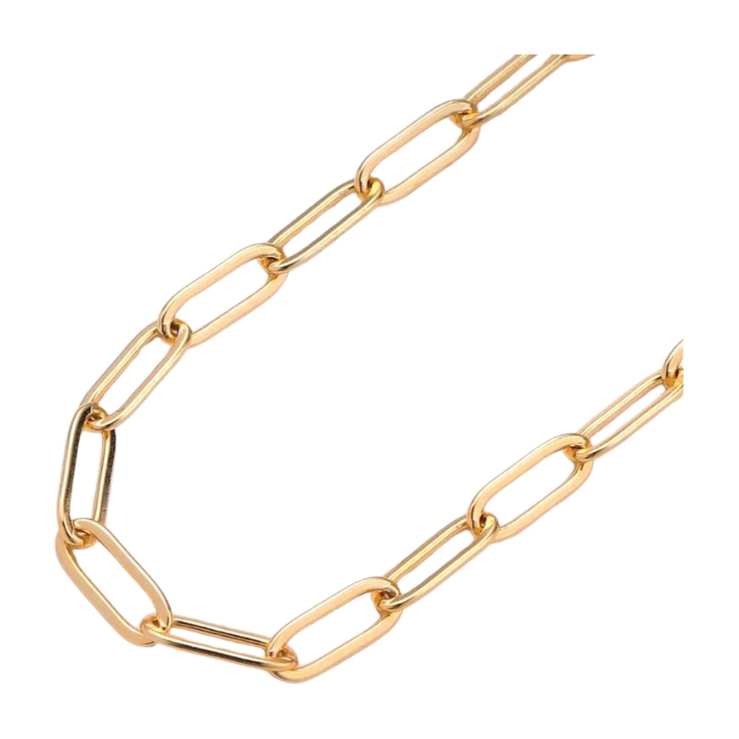 Gold Paperclip Chain