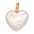 Pearl Heart Charm