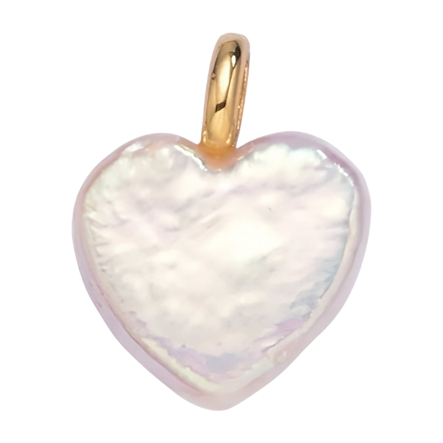 Pearl Heart Charm