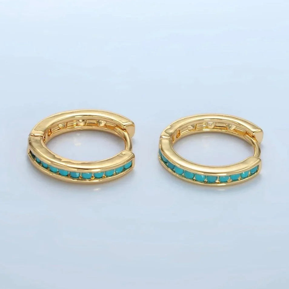 Rae Huggie Hoop Earrings