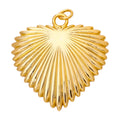 Ruffle Heart Pendent