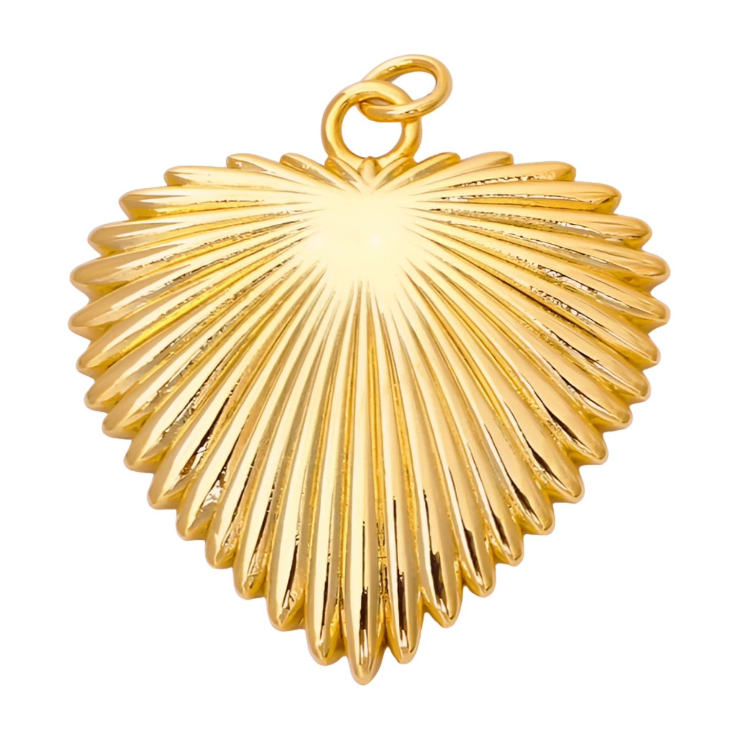 Ruffle Heart Pendent
