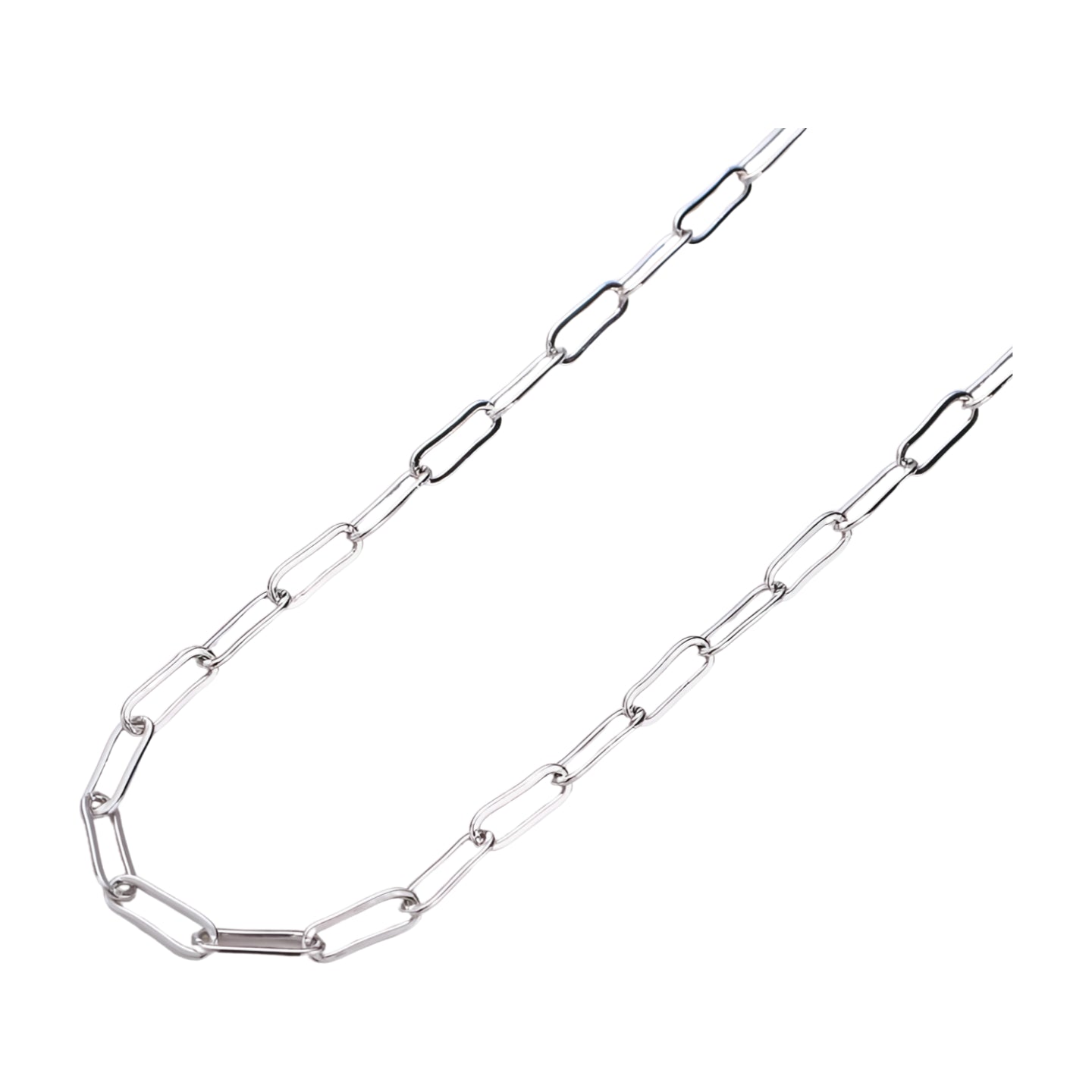 Silver Paperclip Chain