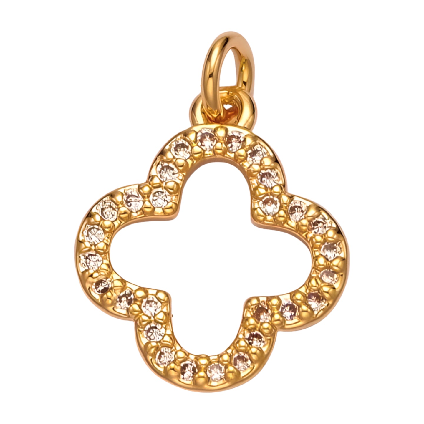 Sparkle Clover Charm