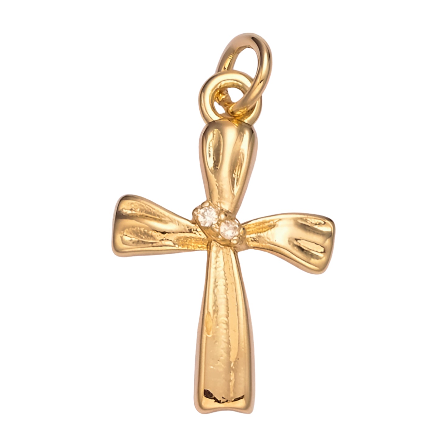 Twisted Cross Charm